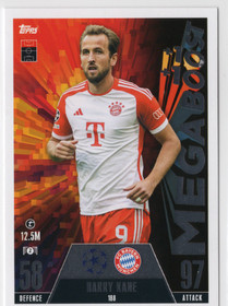 2023-24 Topps Match Attax UEFA Club Competitions Extra #188 Harry Kane MB