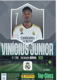 2024 Panini Top Class Holo Giants #NNO Vinicius Junior