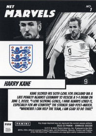 2022-23 Donruss Net Marvels #7 Harry Kane
