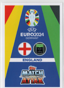 2024 Topps Match Attax UEFA EURO Green Emerald Holograph #ENG18 Harry Kane CAPT