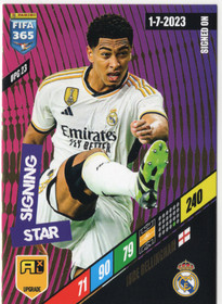 2024 Panini Adrenalyn XL FIFA 365 Star Signing #UPG23 Jude Bellingham
