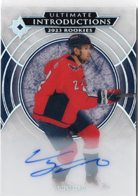 2023-24 Upper Deck Ultimate Collection Ultimate Introductions Autographs #UI40 Vincent Iorio AU