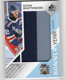 2018-19 SP Game Used Banner Year Jumbo Relic Winter Classic #BWCKS Kevin Shattenkirk MEM