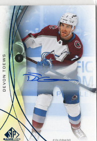 2024-25 SP Game Used Blue Autos #113 Devon Toews AU