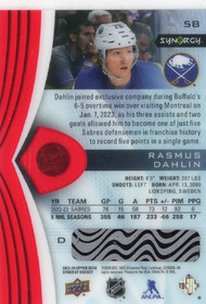 2023-24 Upper Deck Synergy Red Codes #58 Rasmus Dahlin
