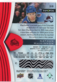 2023-24 Upper Deck Synergy Red Codes #38 Nathan MacKinnon