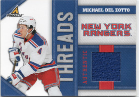 2010-11 Panini Pinnacle Threads #MD Michael Del Zotto MEM, SN499