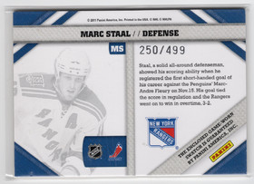 2010-11 Panini Pinnacle Threads #MS Marc Staal MEM, SN499