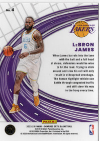 2022-23 Donruss Optic Express Lane #4 LeBron James