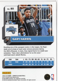 2022-23 Donruss Choice Red #80 Gary Harris SN99