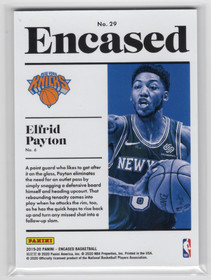 2019-20 Panini Encased Purple #29 Elfrid Payton SN35