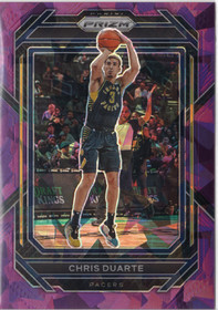 2022-23 Panini Prizm Prizms Purple Ice #99 Chris Duarte SN149