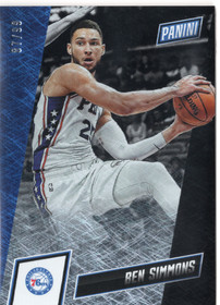 2019 Panini National Convention Magnetic Fur #60 Ben Simmons SN99