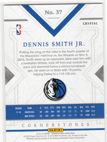 2018-19 Panini Cornerstones Crystal #37 Dennis Smith Jr. SN79