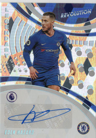 2021-22 Panini Revolution Premier League Legendary Autographs Cubic #LAEHZ Eden Hazard AU, SN50
