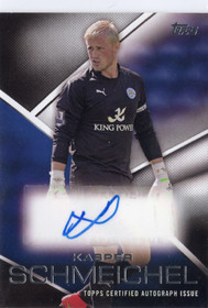 2014 Topps Premier Gold Premier Autographs #PAKS Kasper Schmeichel AU