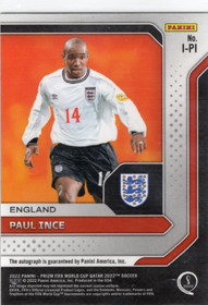 2022 Panini Prizm FIFA World Cup International Ink #IPI Paul Ince AU