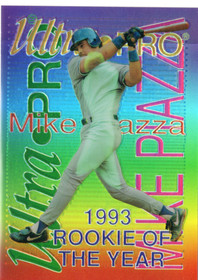 1994 Rembrandt Ultra Pro Mike Piazza #6 Mike Piazza VAR Refractor PR20000