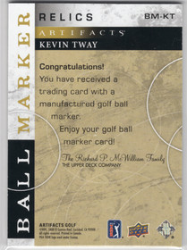 2021 Upper Deck Artifacts Ball Marker #BMKT Kevin Tway MEM