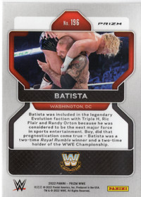 2022 Panini Prizm WWE Hyper #196 Batista