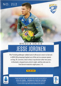 2019-20 Panini Chronicles Prestige Xtra Points Purple #Jesse Joronen SN199