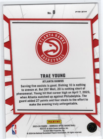 2023-24 Donruss Optic My House Purple #8 Trae Young