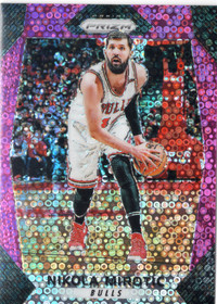 2017-18 Panini Prizm Fast Break Pink Prizm #248 Nikola Mirotic SN50