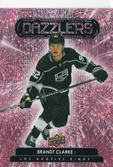 2022-23 Upper Deck Dazzlers Pink #DZ51 Brandt Clarke