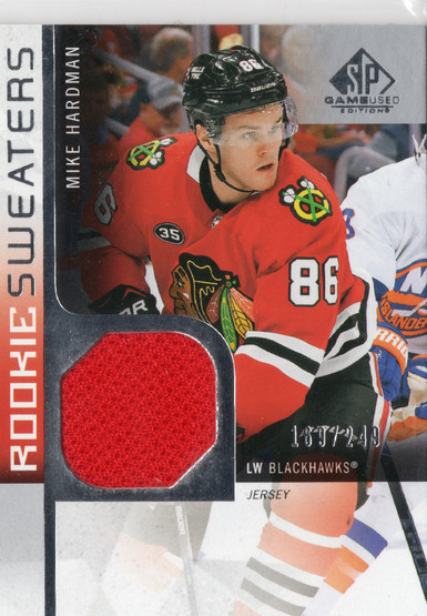 2021-22 SP Game Used Rookie Sweaters #RSMH Mike Hardman MEM, SN249