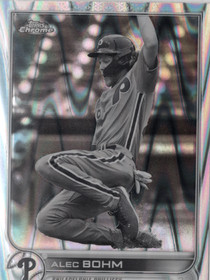 2022 Topps Chrome Sonic Black & White RayWave #89 Alec Bohm