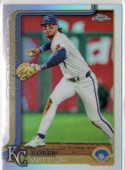 2025 Topps Chrome Refractors #93 Bobby Witt Jr.