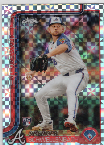 2025 Topps Chrome X Fractors #203 Spencer Schwellenbach