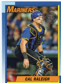 2025 Topps 1990 Topps Baseball 35th Anniversary #90B213 Cal Raleigh