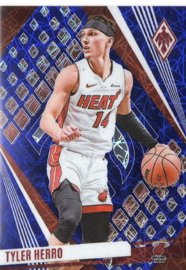 2023-24 Panini Phoenix Phoenix Blue Lazer #238 Tyler Herro SN275