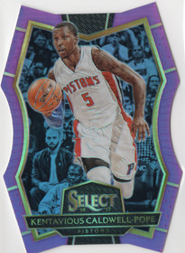 2016-17 Panini Select Purple Prizms Die Cut #106 Kentavious Caldwell-Pope SN99