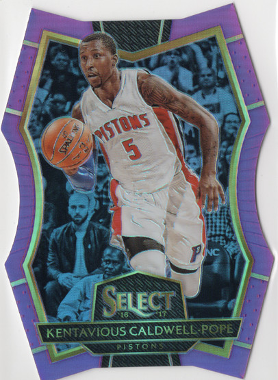 2016-17 Panini Select Purple Prizms Die Cut #106 Kentavious Caldwell-Pope SN99