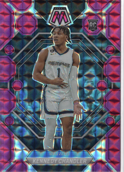 2022-23 Panini Mosaic Pink #211 Kennedy Chandler SN149