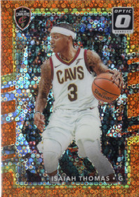 2017-18 Donruss Optic Fast Break Orange #9 Isaiah Thomas SN193
