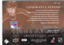 2010-11 Upper Deck Artifacts Treasured Swatches #TSAF Alexander Frolov MEM, SN150