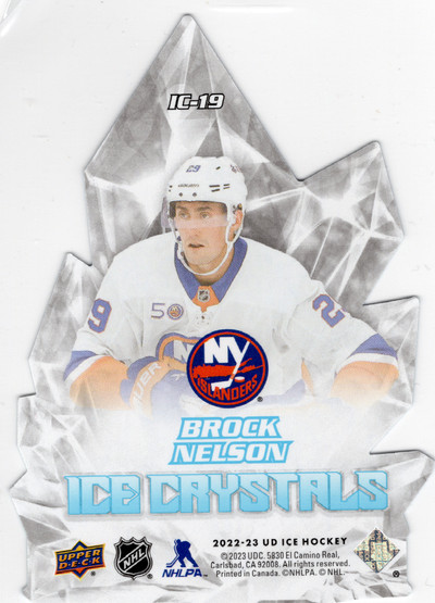 2022-23 Upper Deck Ice Ice Crystals #IC19 Brock Nelson
