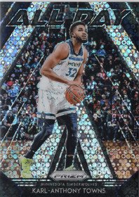 2018-19 Panini Prizm All Day Fast Break #24 Karl-Anthony Towns