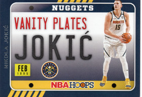 2020-21 Hoops Vanity Plates #17 Nikola Jokic