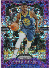 2019-20 Panini Prizm Prizms Fast Break Purple #106 Alfonzo McKinnie SN75
