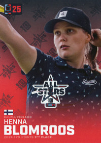 2025 Disc Golf Pro Tour All Stars #AS11 Henna Blomroos