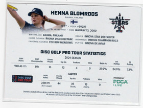 2025 Disc Golf Pro Tour All Stars #AS11 Henna Blomroos