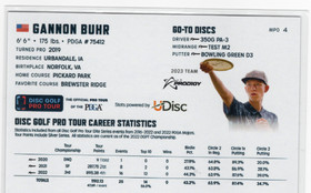 2023 Disc Golf Pro Tour #MPO4 Gannon Buhr