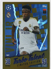 2023-24 Topps Match Attax UEFA Club Competitions Limited Edition #LE2 Vini Jr.