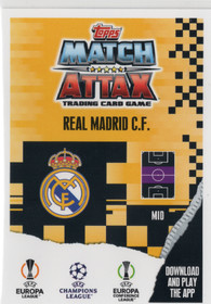 2023-24 Topps Match Attax UEFA Club Competitions Energy #EN5 Aurelien Tchouameni