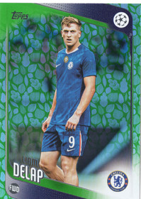 2025-26 Topps UEFA Club Competitions Spring Holiday Green #192 Liam Delap