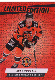 2024-25 Blueline Finland Series 1 Limited Edition Red #LE02 Eetu Tuulola